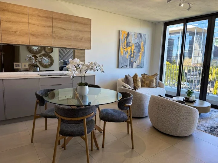 Luxurious hotel suite with premium furnishings